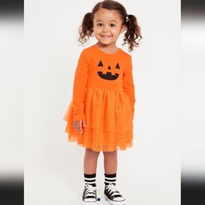 Halloween pumpkin tutu dress old navy toddler girls